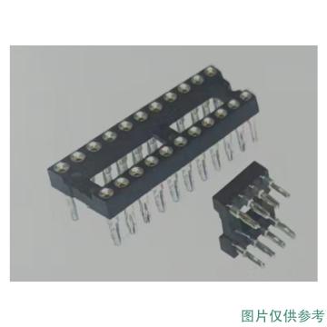 盛凌 IC插座，压接式-24PIN-2.54mm-DIP-ZB专用,1102-246-97-1，最小起订量340个