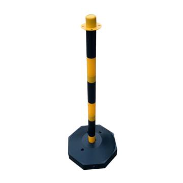 嘉辽 可注水灌沙塑料警示柱防撞柱，黄黑，EJT102311-2 售卖规格：1个