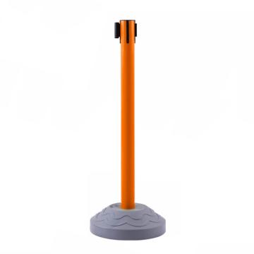 嘉辽 注水款PVC伸缩隔离带隔离栏，2米橙色，EJT102310-2 售卖规格：1个