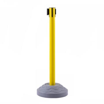 嘉辽 注水款PVC伸缩隔离带隔离栏，2米黄色，EJT102310-3 售卖规格：1个