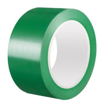 工邦达 绿色PVC警示胶带，4.4cm*16m，GBD5102 售卖规格：1卷