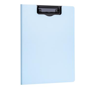 得力 竖式折页板夹，5016 蓝 360°可翻折 售卖规格：1个
