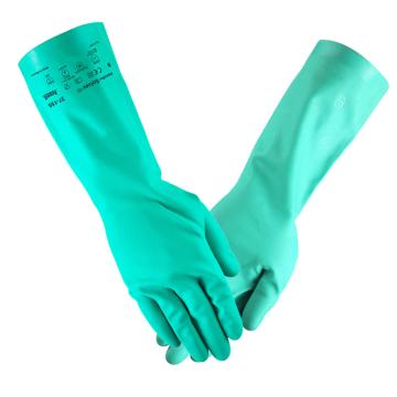 安思尔/Ansell 丁腈防化长手套，Solvex® 37-155-10 防静电，12副/袋，6袋/箱（72双） 售卖规格：1副
