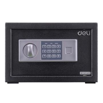 得力 小型电子密码保管箱，16654黑 250mm*350mm*250mm（台）