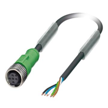 菲尼克斯/PHOENIX 传感器电缆，1669848 SAC-5P-5,0-PUR/M12FS 售卖规格：1个