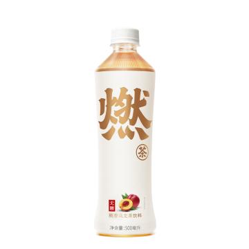 元气森林 饮料，元气森林燃茶桃香乌龙茶500ml*15瓶