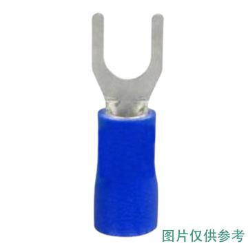 德力西/DELIXI SV2-4叉形预绝缘端头，DHASV2M4UHB 蓝色 厚0.6mm 售卖规格：500只/包