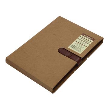 晨光 皮革胶套本，APY4F381 B5 （混色，黑/酒红） 100页/本 售卖规格：1本