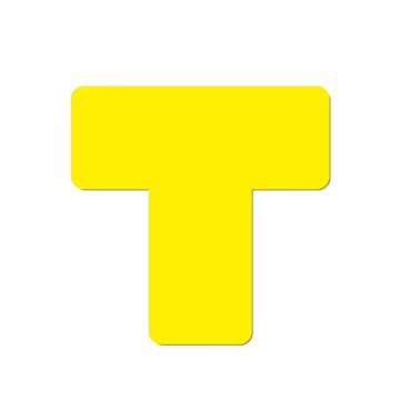 布朗森/BRONSON 5S定位贴四角定位，30x30x10mm，T形，黄色，A8572 售卖规格：100个/包