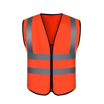 布朗森/BRONSON 反光背心，肩部和腰部反光，桔红，均码，A8616 售卖规格：10件/套