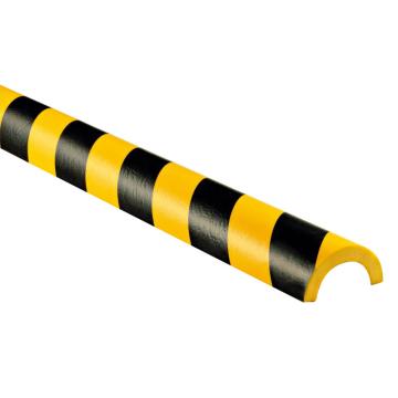 布朗森/BRONSON 警示防撞条（弧型）PU材质，黄黑，长1000mm，A6865 售卖规格：1个