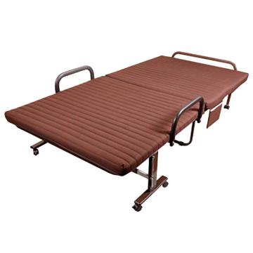 三极户外 折叠床，TP1015 31*90*190cm 咖啡色 海绵垫