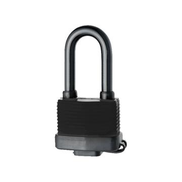 布朗森/BRONSON 户外防水长梁千层锁，A8660 黑色不通开 锁体宽49mm 锁钩净高44mm（2个装） 售卖规格：2个/包