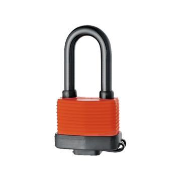布朗森/BRONSON 户外防水长梁千层锁，A8659 红色不通开 锁体宽49mm 锁钩净高44mm（2个装） 售卖规格：2个/包