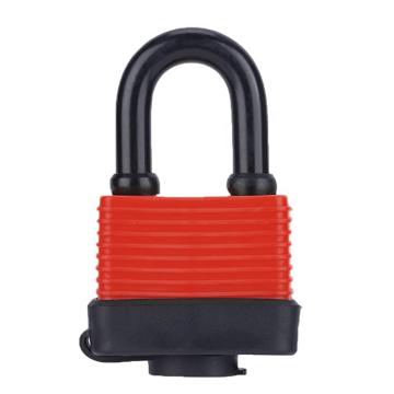 布朗森/BRONSON 户外防水短梁千层锁，A8653 红色不通开 锁体宽39mm 锁钩净高20mm（2个装） 售卖规格：2个/包