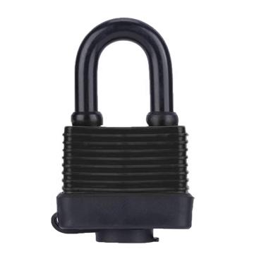 布朗森/BRONSON 户外防水短梁千层锁，A8656 黑色不通开 锁体宽49mm 锁钩净高30mm（2个装） 售卖规格：2个/包