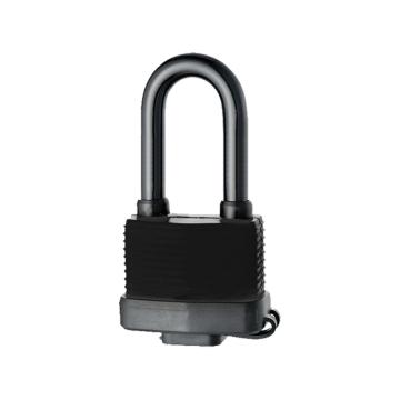 布朗森/BRONSON 户外防水长梁千层锁，A8658 黑色不通开 锁体宽39mm 锁钩净高36mm（2个装） 售卖规格：2个/包