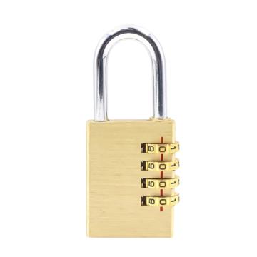 布朗森/BRONSON 纯铜密码锁，A8722 锁体宽38mm 四位密码（3个装） 售卖规格：3个/包