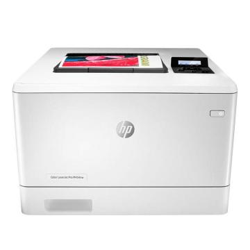 惠普（HP） A4彩色激光打印机，Color LaserJet Pro M454nw，白色，单位：台，替代452nw