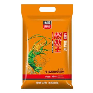 太粮 长粒香软米南方油粘大米，红香靓虾王10kg