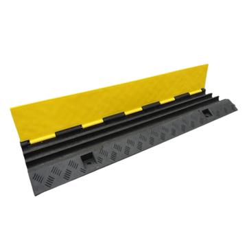 安达通 橡胶PVC电缆保护槽室内外护线盖板压线板过桥板，PVC小二槽线槽