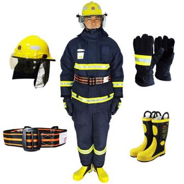 东安 14式消防员灭火救援防护服五件套，衣服/头盔/手套/腰带/靴，3C认证，可用于实战，185，43码