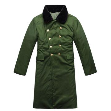 君御 长棉大衣，棉大衣 军绿色 均码 售卖规格：1件
