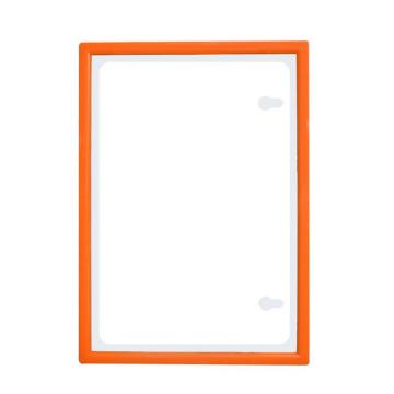 嘉辽 硬胶镂空款磁性展示贴，橙色A5，EBS4717 售卖规格：2个/套