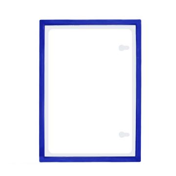 嘉辽 硬胶镂空款磁性展示贴（可移胶磁贴）蓝色A5，EBS4730 售卖规格：2个/套