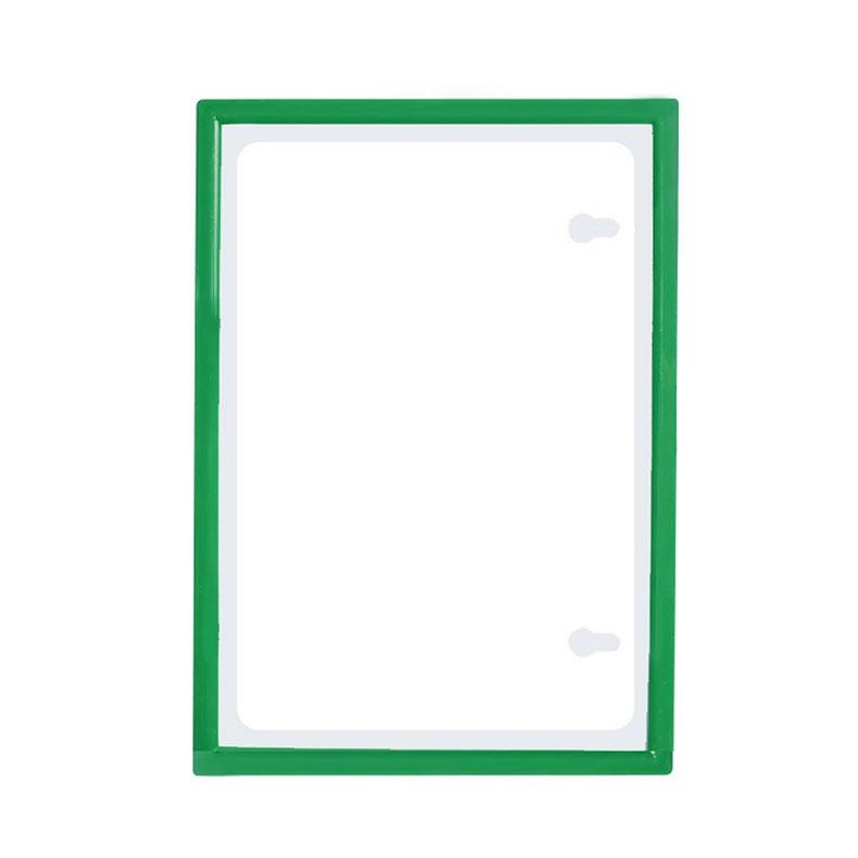 嘉辽 硬胶镂空款磁性展示贴（可移胶磁贴）绿色A5，EBS4731 售卖规格：2个/套