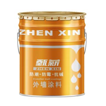 甄薪/ZX 外墙涂料，外墙涂料，B11淡海(铁)蓝，20kg/桶 售卖规格：20公斤/桶