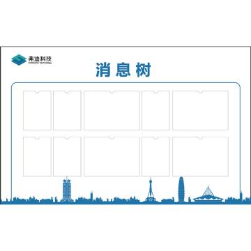 典亮 PVC展板，消息树，1900*1200 售卖规格：1块
