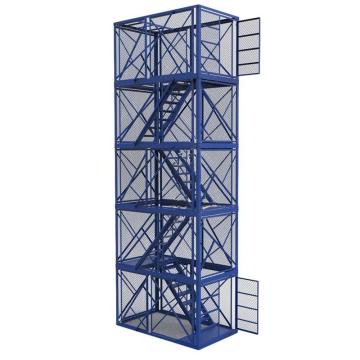 恩利科技 独立模块-角钢梯笼（人行塔梯），3000*2000*2000mm，国标型 售卖规格：1米