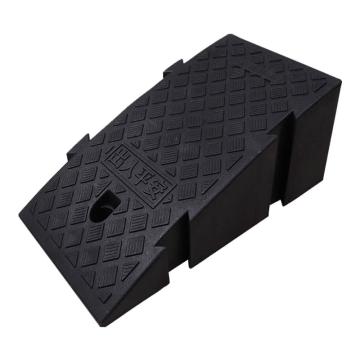 安赛瑞 路沿坡，塑料台阶垫斜坡垫，黑色高19cm，25642 售卖规格：1个