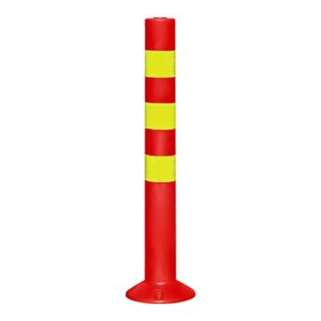 安赛瑞 交通警示柱，道路警示路桩，75CM，红黄色，310352 售卖规格：1个