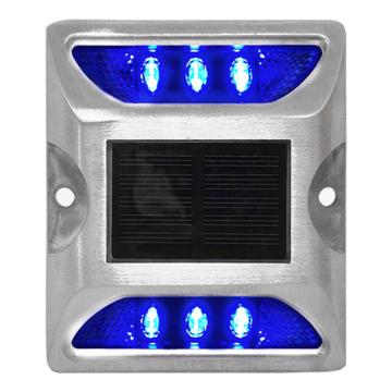 安赛瑞 太阳能道钉，LED灯钉铸铝灯，蓝色常亮，310365 售卖规格：1个