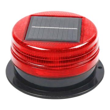 安赛瑞 太阳能磁吸爆闪警示灯，工程警示灯，车用太阳能警示灯，红色爆闪，310295 售卖规格：1个