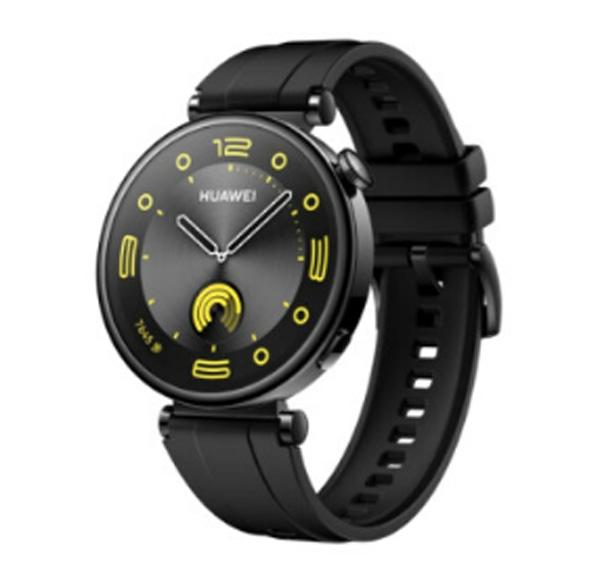 华为/HUAWEI 运动手表，ARA-B19 黑 WATCH GT 4 41mm 黑色氟橡胶表带 售卖规格：1台