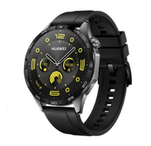 华为/HUAWEI 运动手表，PNX-B19 黑 WATCH GT 4 46mm 氟橡胶表带 售卖规格：1台