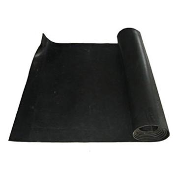 Raxwell 光面高压绝缘橡胶垫，ROJM0020 黑色 宽70cm厚8mm长10m 售卖规格：1卷