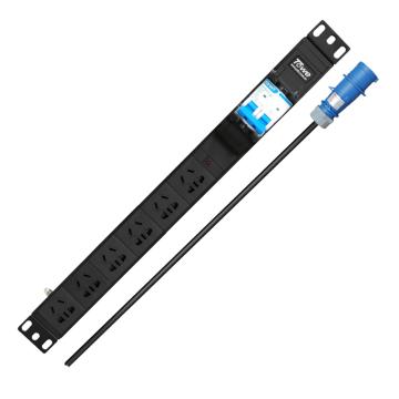 同为 PDU插座，X-PDU/G620DY-15 配20A漏保，输入32A，6位输出(6位10A)，15米4mm²线 售卖规格：1个