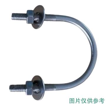 巨尔达 不锈钢U型管卡，JED-XY-101056HN φ6×内50mm 售卖规格：1个