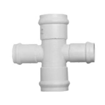 联塑 PVC-U给水四承异径四通，钢塑，dn355*250 售卖规格：1个