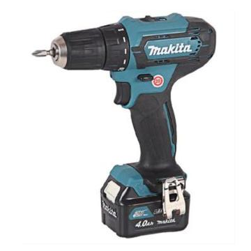 牧田/makita 充电式起子电钻，DF333DSME ，夹持10mm，硬扭/软扭30/14Nm，12V，4.0Ah电池两电一充 售卖规格：1台