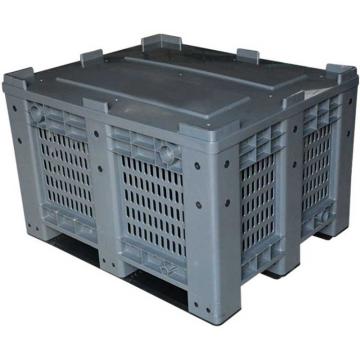 英达斯贝克 1210卡板箱,卡板箱-网格式带盖,灰色，外尺寸:1200×1000×780mm 售卖规格：1个