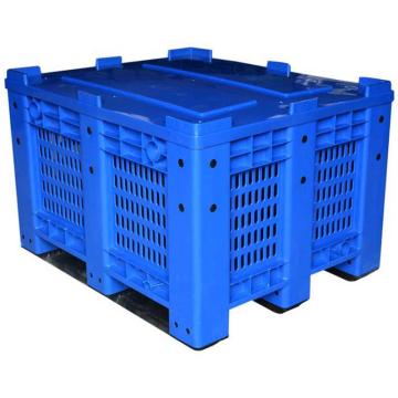 英达斯贝克 1210卡板箱,卡板箱-网格式,蓝色，外尺寸:1200×1000×780mm 售卖规格：1个