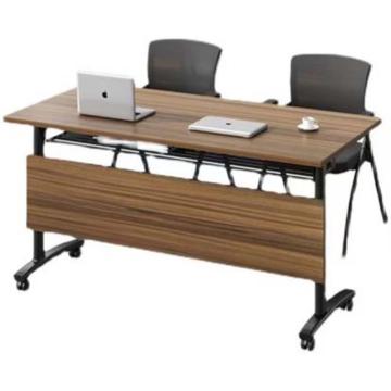 博比 桌子，/1800×400×750mm，长方形可折叠 E1级实木颗粒板+木艺挡板+万向轮 14124794-00 售卖规格：1个