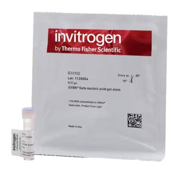 Invitrogen GeneArt SYBR™ Safe DNA 凝胶染料，S33102 ，400μl 售卖规格：1瓶