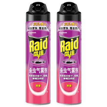 雷达/Raid 杀虫气雾剂，清香600MLTT×2瓶 售卖规格：1组