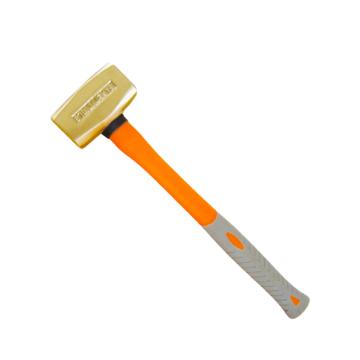 Raxwell 防爆塑柄英式平顶锤，铝青铜，RTAH0119 2lb 售卖规格：1把
